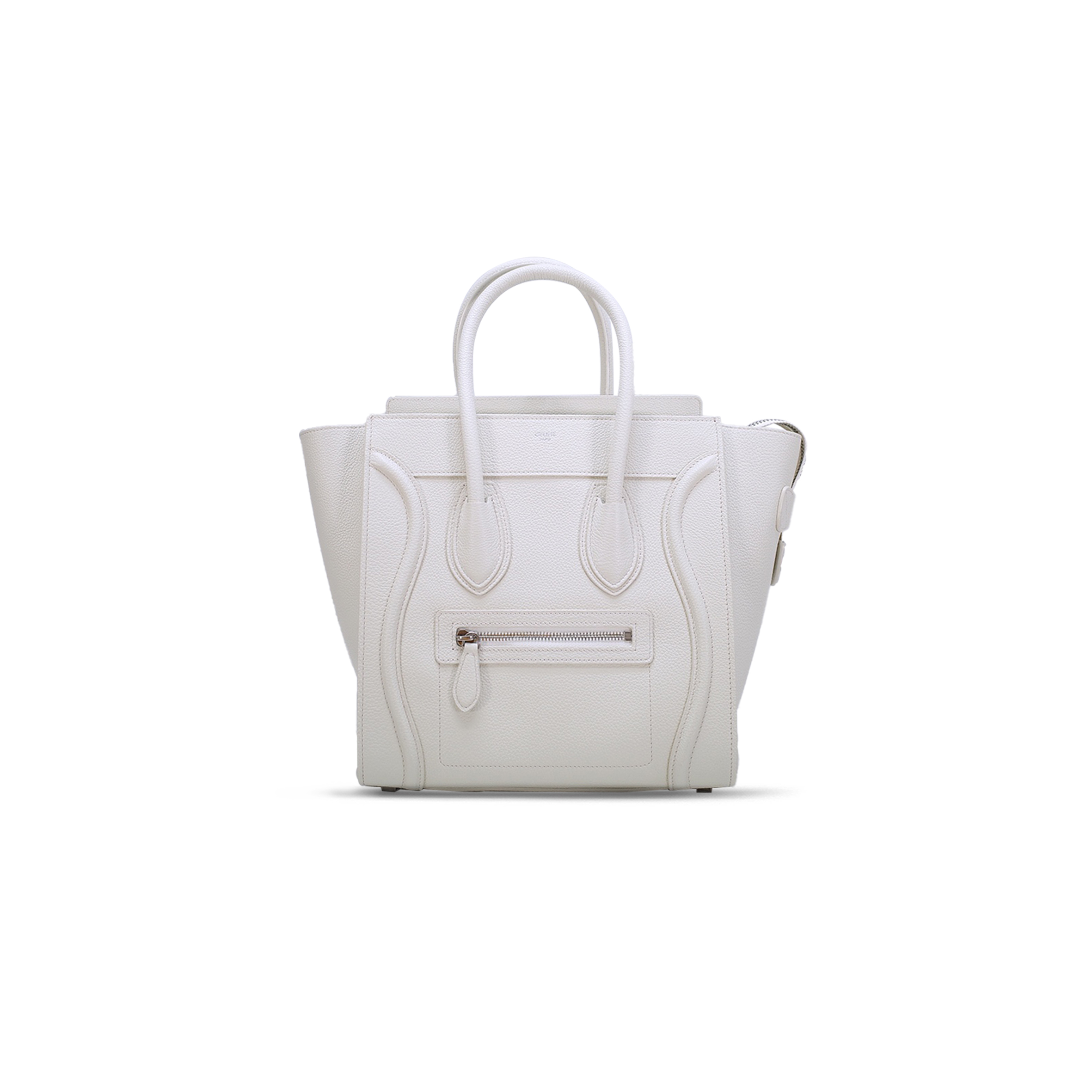 CELINE TOTE IN LUGGAGE NANO PEBBLED CALFSKIN 168243DRU.38SA (20*20*10cm)